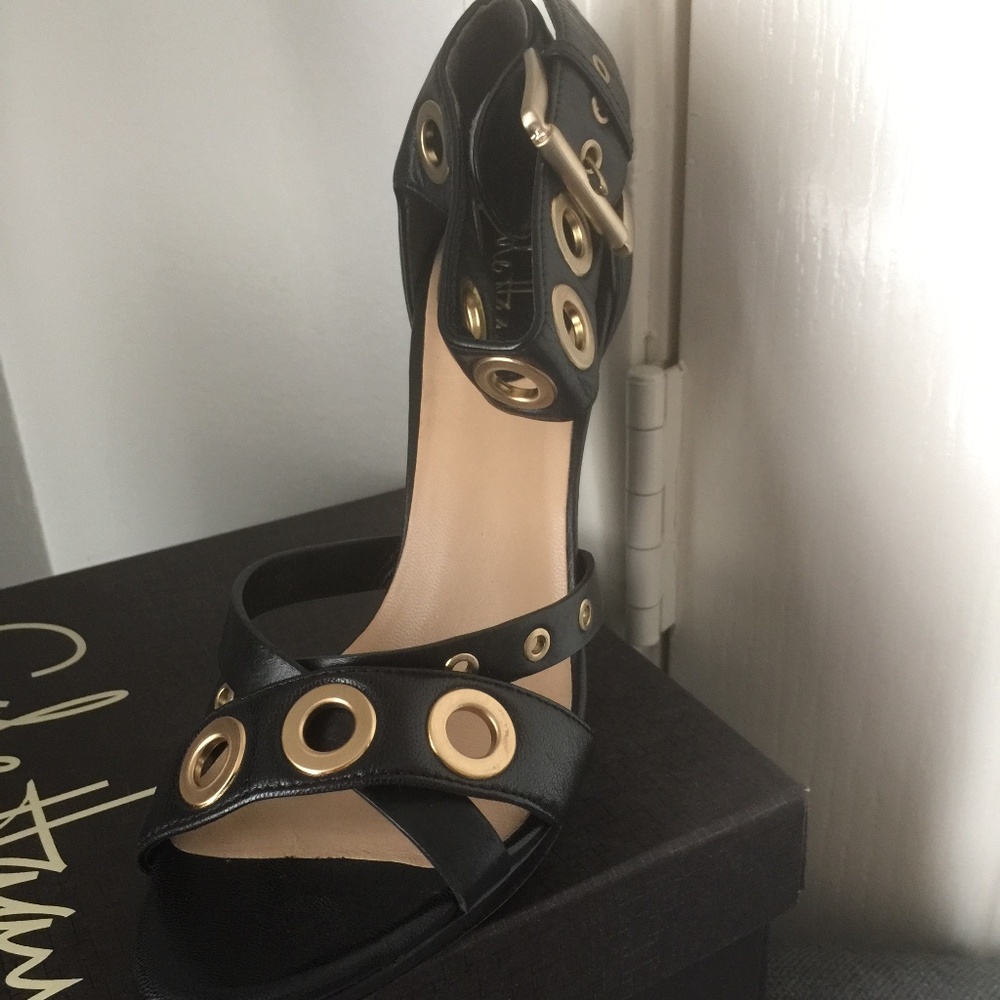 Leather Heel Sandals